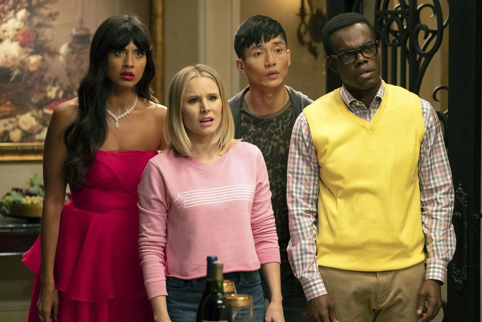 Хорошее место 3 4. Кристен Белл the good place. В лучшем мире сериал. The good place фильм. В лучшем мире сериал Нетфликс.