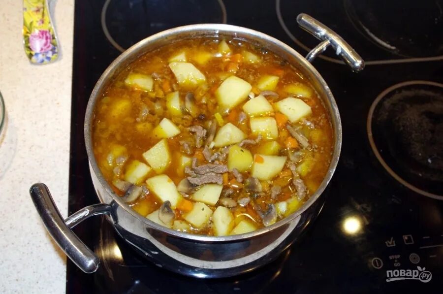 Мясо, тушенное в кастрюле - пошаговый рецепт с фото на Повар.ру