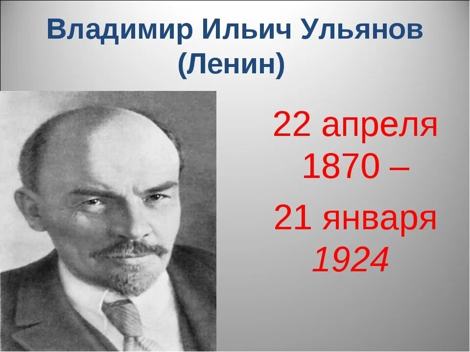 Дата жизни владимира. 22 Апреля день рождения Владимира Ильича Ленина. Дата рождения Ленина Владимира Ильича.