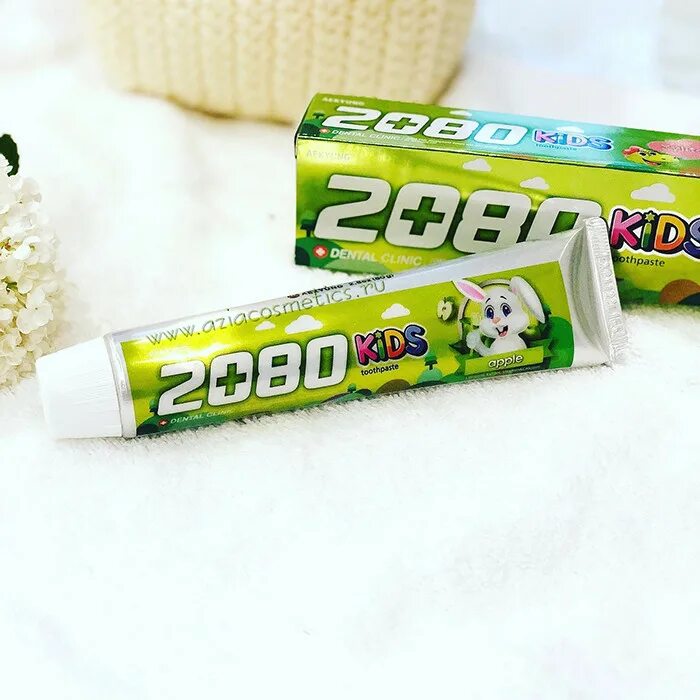 зубная паста 2080 80г детская со вкусом клубники. паста 2080 детская. паста 2080 детская. детская зубная паста с бананам dental clinic 2080 kids toothpaste. корейская паста 2080 детская.