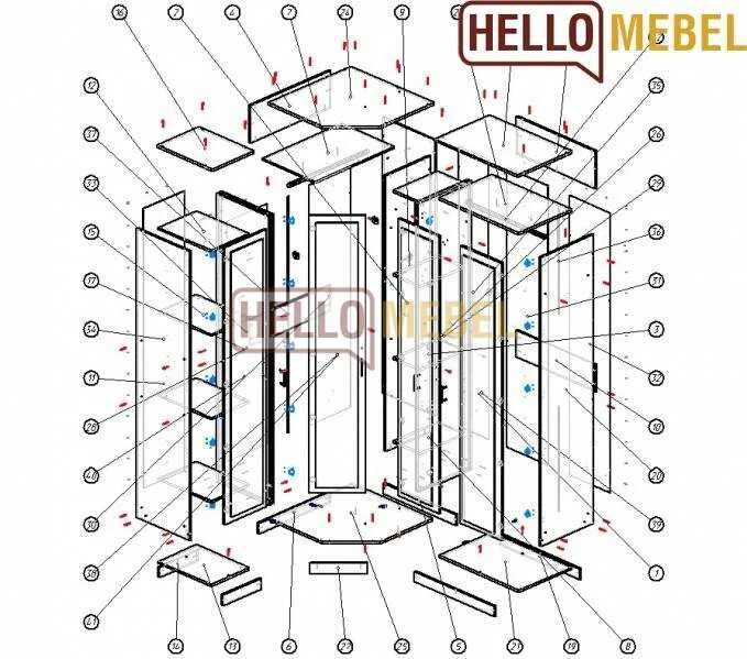 Сборка углового шкафа видео. Схема сборки шкафа Меркурий Люкс. Угловой распашной шкаф Меркурий 3 схема. Шкаф распашной Меркурий 1. Шкаф Меркурий Люкс 2 схема сборки.