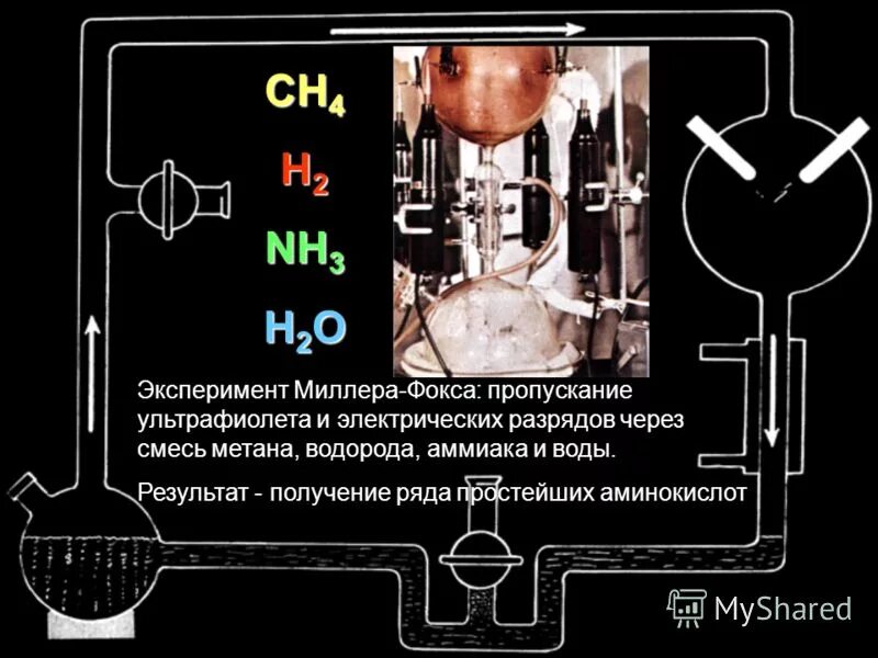 Метан опыты. Эксперимент Миллера - Юри. Опыт Миллера. Опыт Фокса. Опыт Фокса биология.