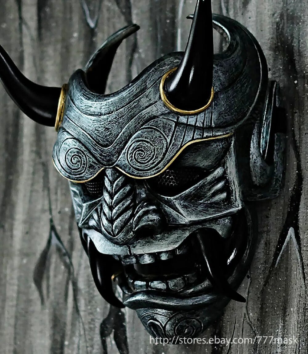 Хання маска Самурай. Маска Samurai Oni. Hannya Kabuki Samurai Mask. Маска Hannya демон. Маска демона купить