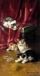 Котята в музее