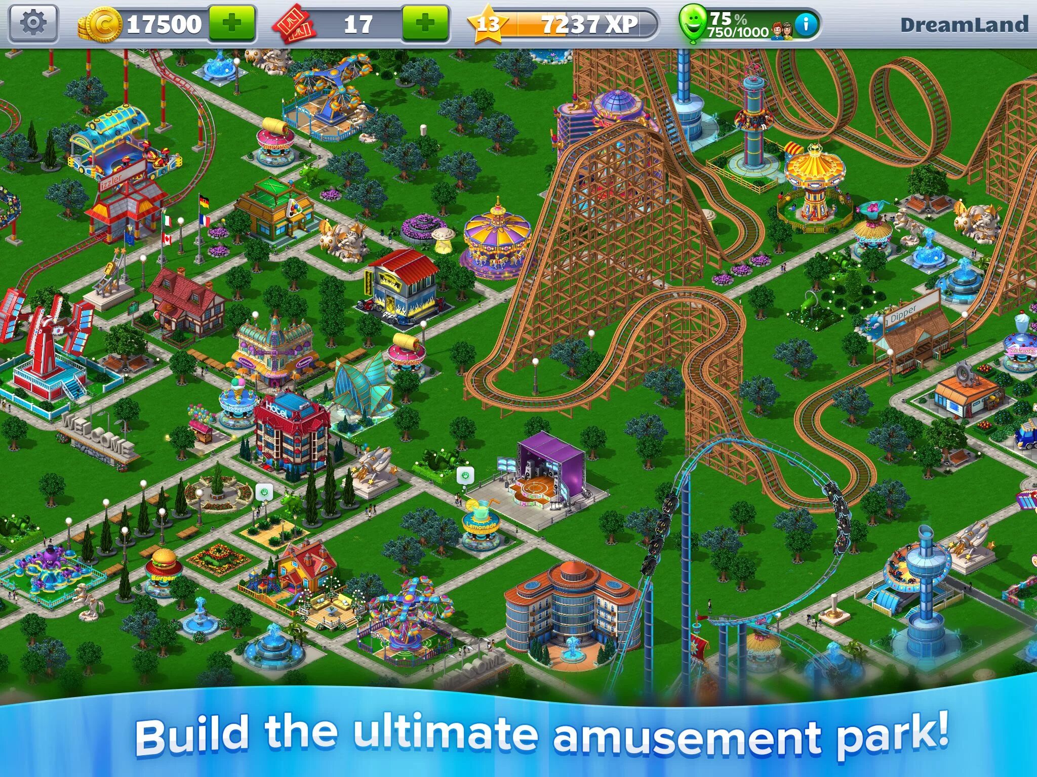 Rollercoaster Tycoon 4. Tycoon games парк аттракционов. Roller Tycoon аттракционы. Rollercoaster Tycoon 4 mobile.