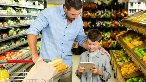 Dad the shopping