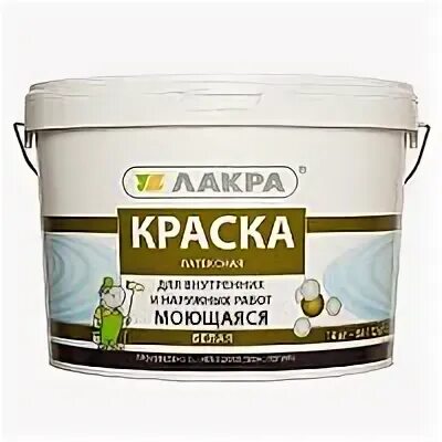 Краска латексная моющаяся