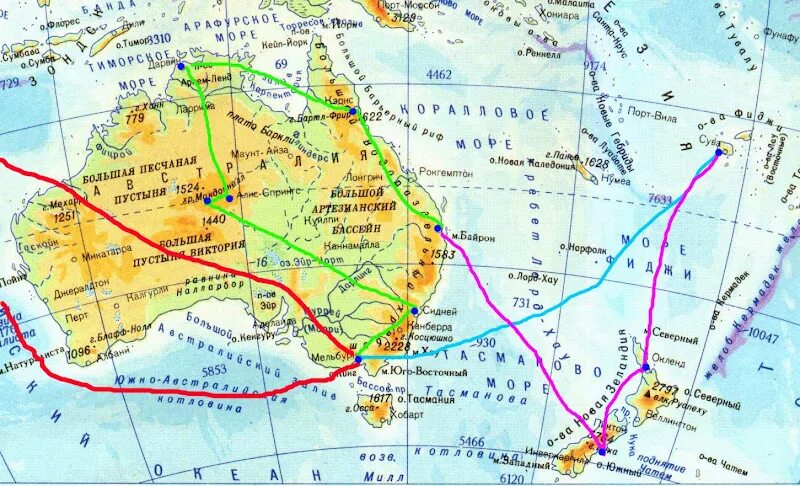 Направление течений австралии. Течения Австралии на карте. Мыс Юго Восточный на карте Австралии. Восток Австралии на карте. Северо Западный мыс Австралии на карте.