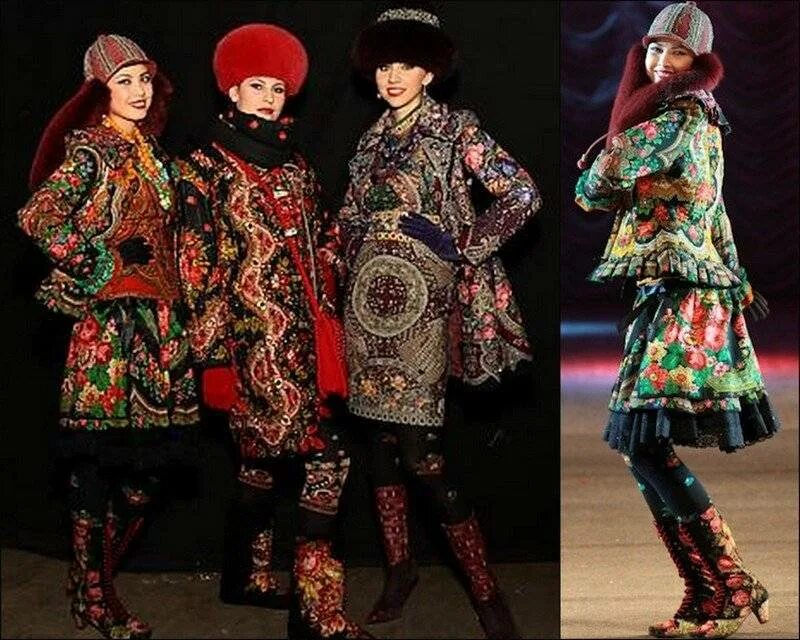 Мода на русскую одежду