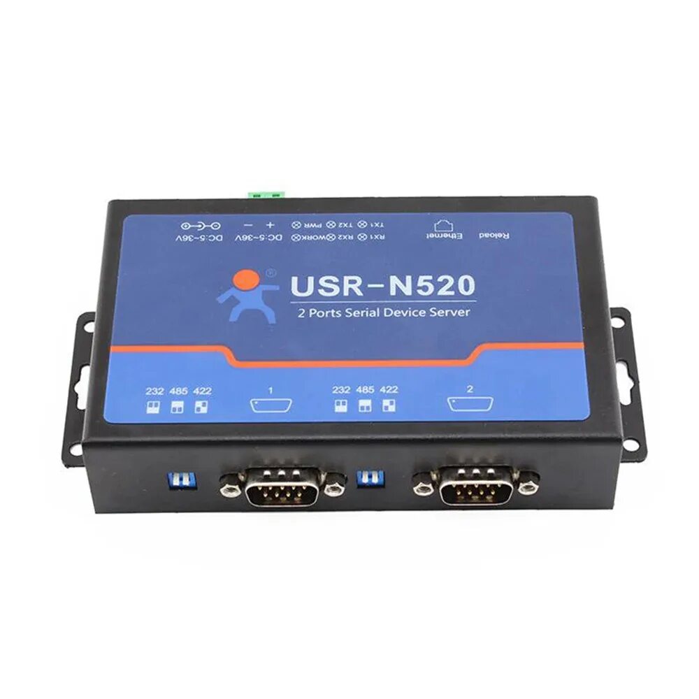 Преобразователь интерфейсов usr iot usr k2. Преобразователь rs232 в ethernet. конвертер rs232 в ethernet. преобразователь интерфейса usr.
