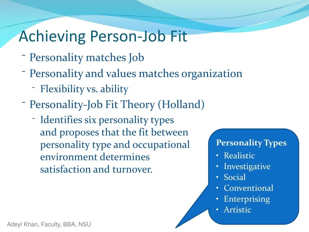 Personal match. Person Organization Fit. Person job Fit. Person–job Fit Theory. 4) Personality-job Fit Theory.