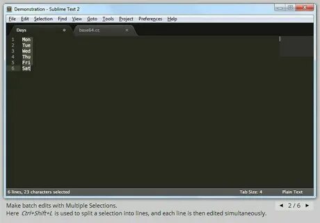 Text download