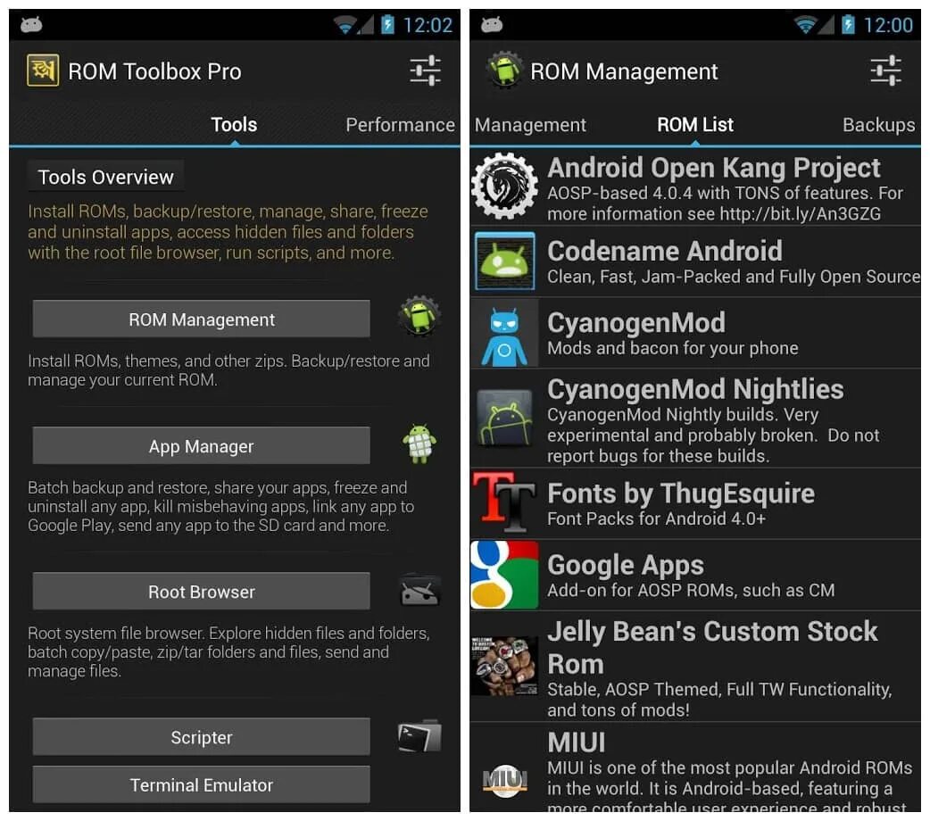 Андроид открытый код. Toolbox Pro app. ROM Manager Android. Что такое ROM Toolbox.