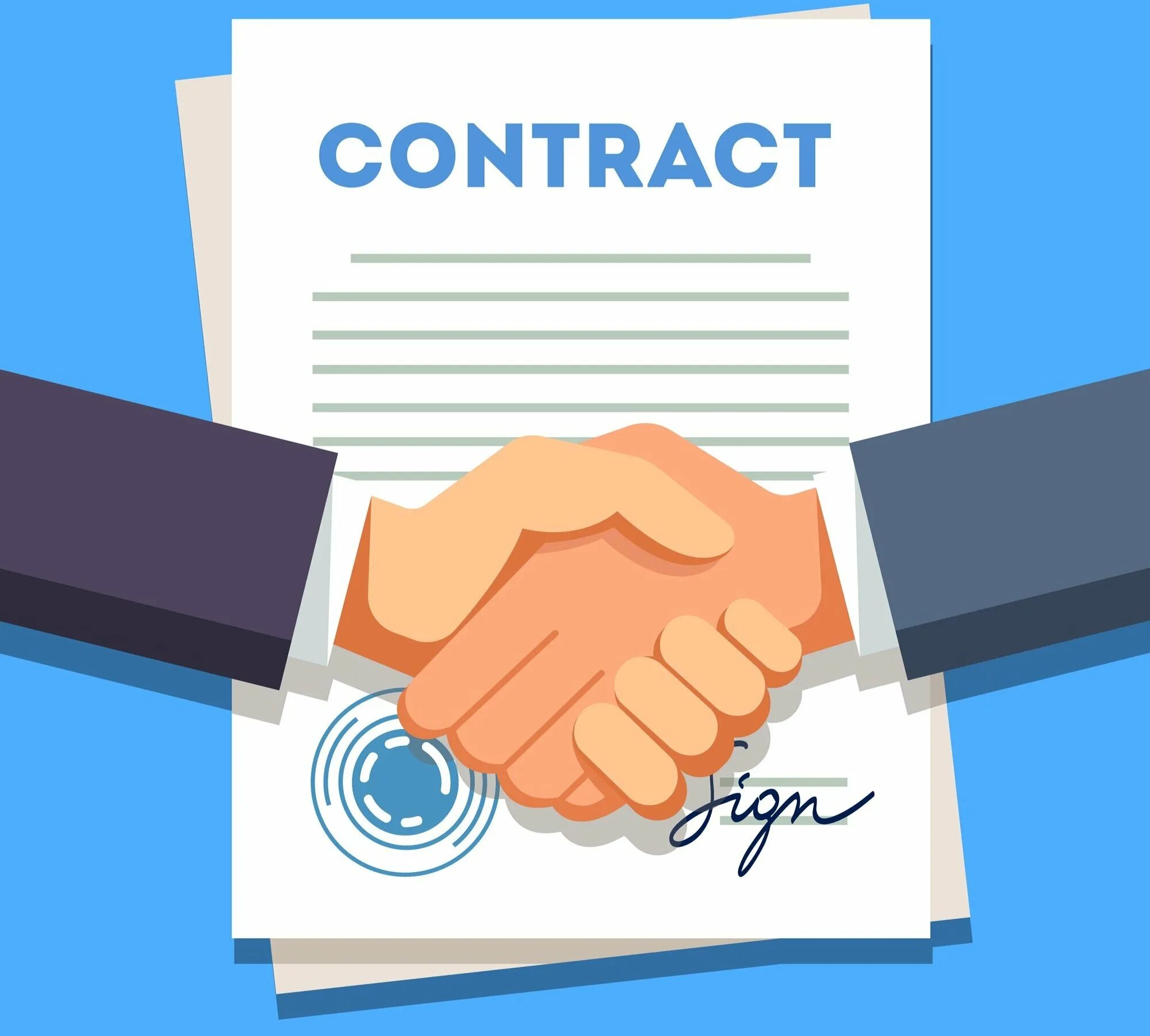 Sign the contract