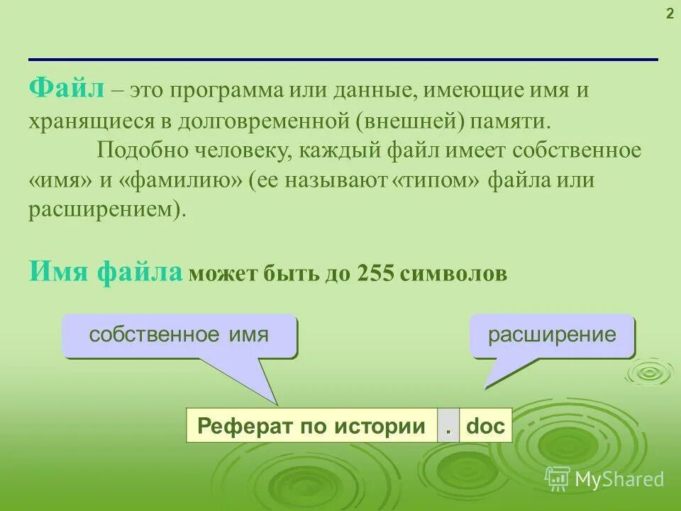 Каждый файл имеет ответ. Каждый файл имеет ответ