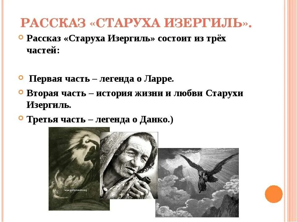 Жанр произведения горького данко. М.Горький рассказ старуха Изергиль. Части рассказа старуха Изергиль. Старуха из Изергиль книга.