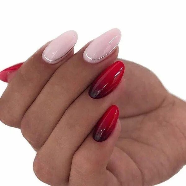 Pin on Nails Red gel nails, Indigo nails, Gel nail design