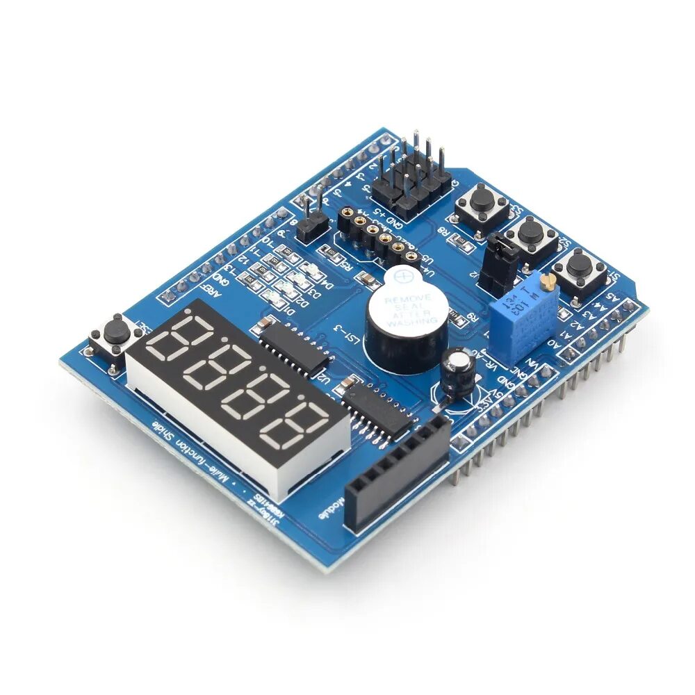 Arduino uno с многофункциональный шилд. Шильды для ардуино уно. Arduino универсальный многофункциональный шилд. Arduino Multi-function Shield. Плата shield