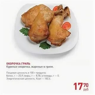 Калории жареные голени
