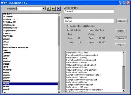 Source scripts