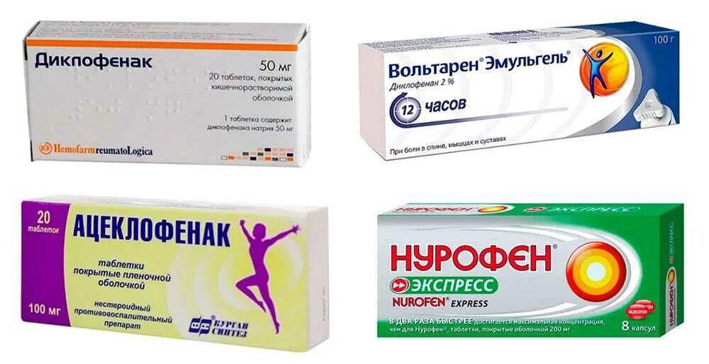 Препараты от болей в коленях