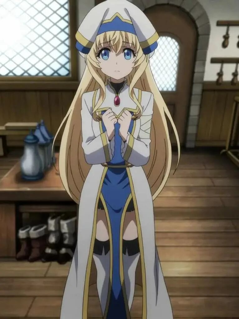 Башня и жрица. Goblin slayer жрица. убийца гоблинов priestess. goblin slayer жрица арт.