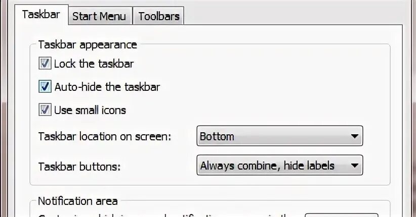 Task bar