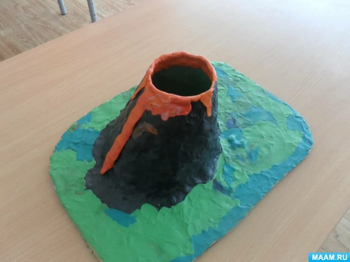 Поделка вулкан. Поделка макет вулкана. Макет вулкана из пластилина. Поделка вулкан своими руками.