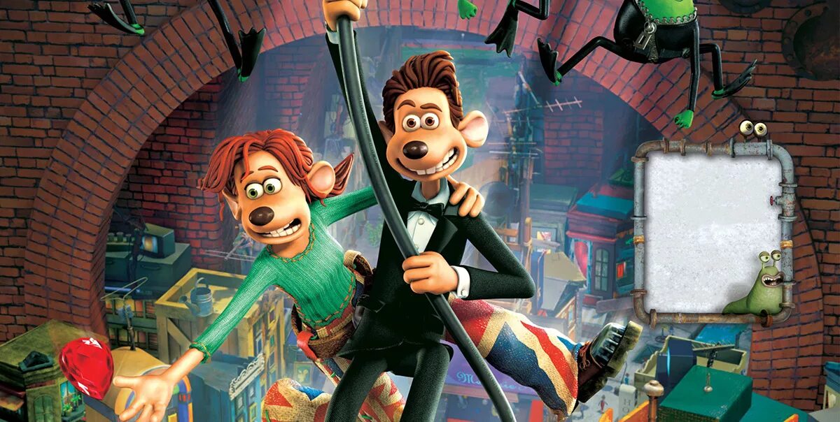 Flushed away. Смывайся 2006 Родди.