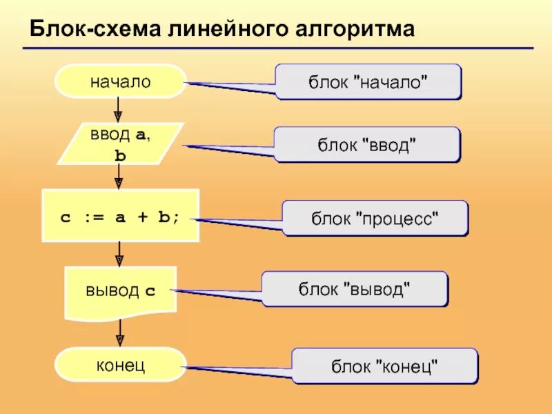 Программа для линейного алгоритма. Программа для линейного алгоритма