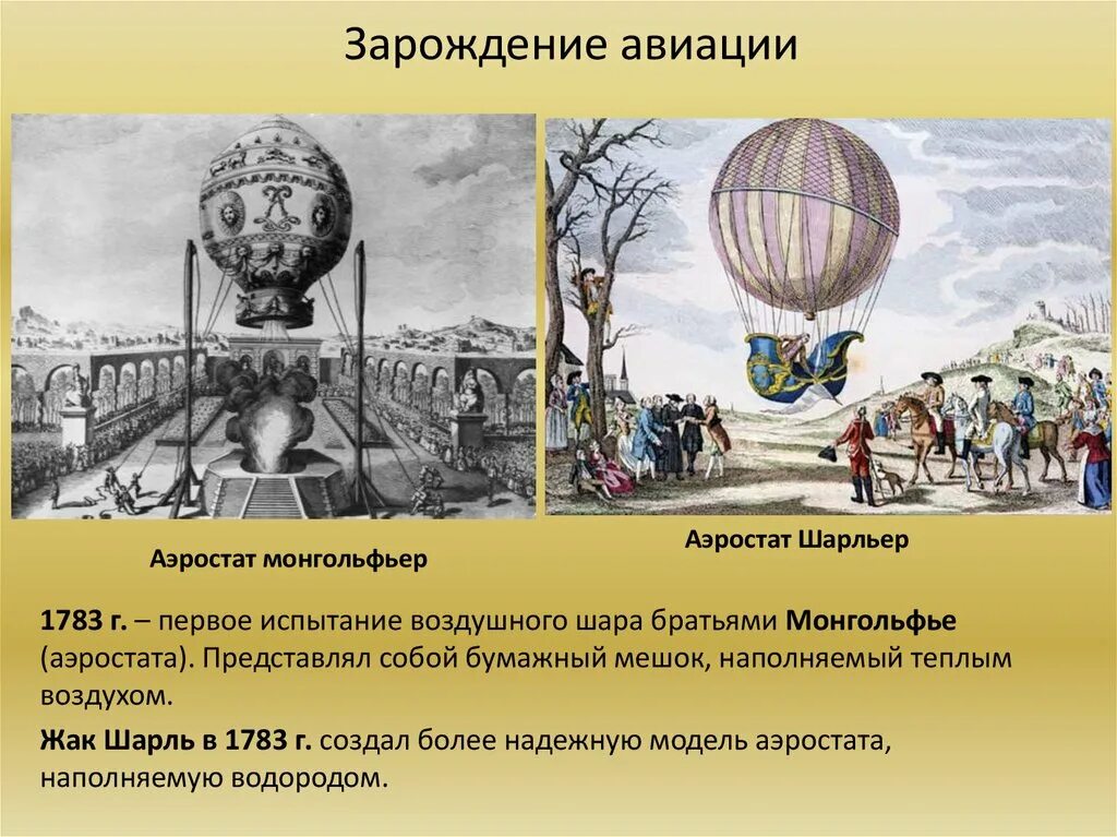 Как осуществляется возвращение воздушного шара. Воздушный шар братьев монгольфье. изобретатели воздушного шара братья монгольфье. в 1783 г. братья монгольфье испытали воздушный шар.
