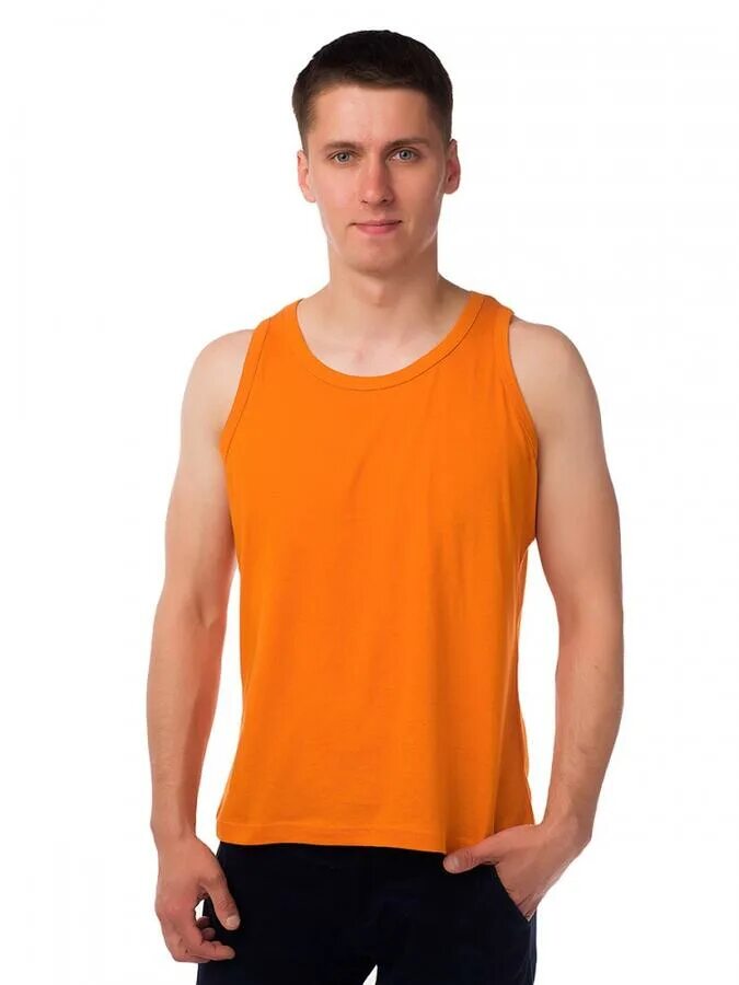 Майка. Футболка без рукавов мужская. Оранжевая футболка мужская. Футболка без рукавов оранжевая мужская.