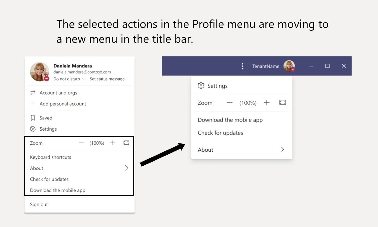 Profile menu. Меню профиля. microsoft teams profil. microsoft teams основное меню. ms teams задания menu.