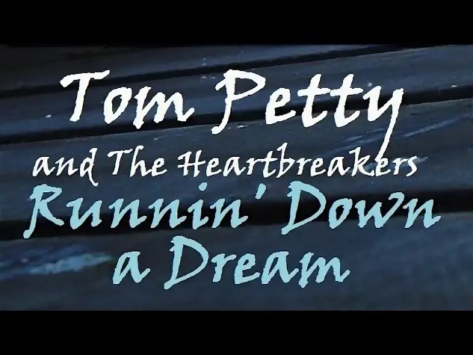 Running down a dream. Running down a dream