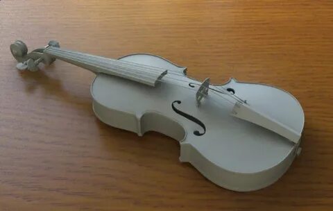 Скрипка из картона