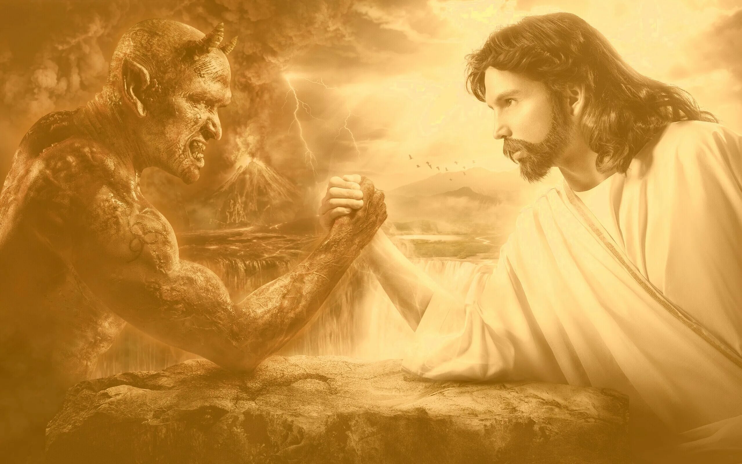 Отрицающие бога. " Иисус. Бог и человек". ( Jesus).. Иисус против дьявола. Фото Бога.