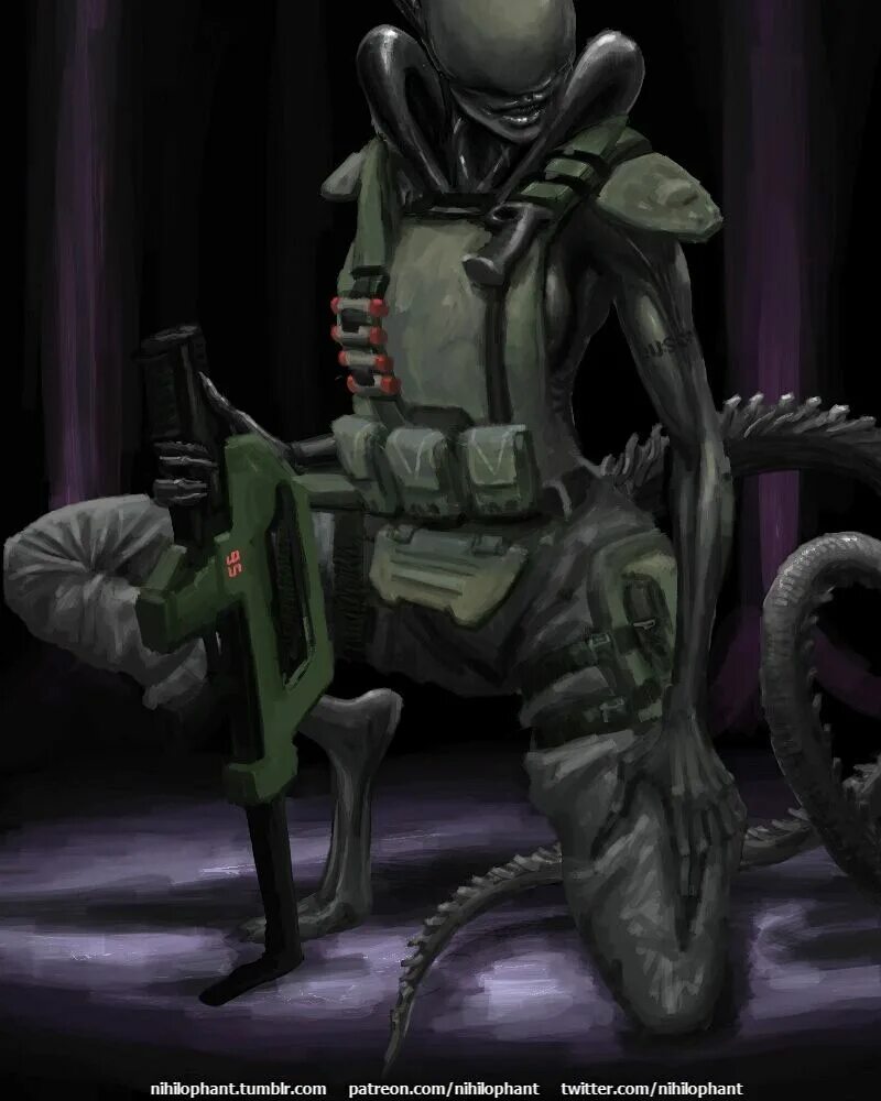 Alien Ксеноморф Xenomorph.