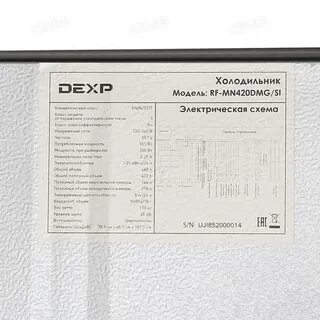 Холодильник dexp размеры