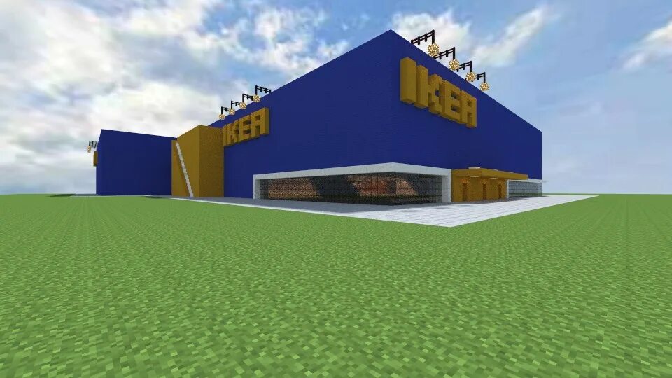 Икеа майнкрафт. Ikea в майнкрафт. Строительный магазин майнкрафт. Супермаркет в МАЙНКРАФТЕ постройка.