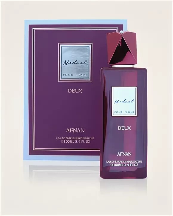 Pour deux. Pour deux. Afnan perfumes modest deux. Pour deux. Afnan modest homme deux edp 100ml.