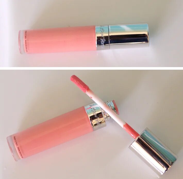 Coral Lip Gloss. Блеск для губ. Блеск для губ с кисточкой. Помада блеск для губ.