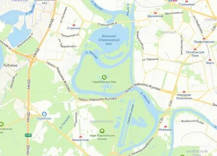 Серебряный бор москва как добраться на метро