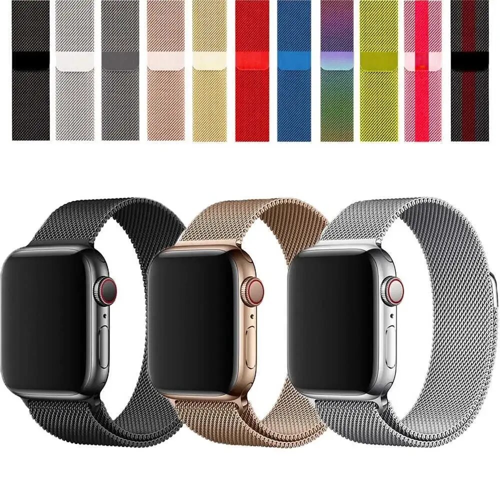 Apple watch strap. Ремешок Эппл вотч Миланская петля. Ремешок Миланская петля для Apple watch. Браслет Эппл вотч Миланская петля. Apple IWATCH Миланская петля.