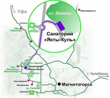 Уфа якты куль расстояние