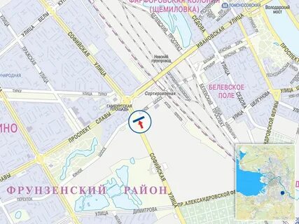 Карта спб фрунзенский