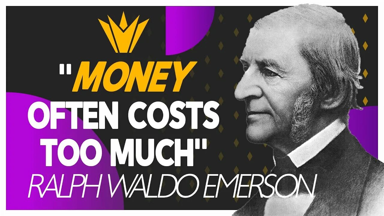 I often money. Money often costs too much.. Ральф Эмерсон.