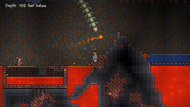 4. Крафт кирок в террарии. Адская руда террария. 4. Какая кирка добывает адскую руду.