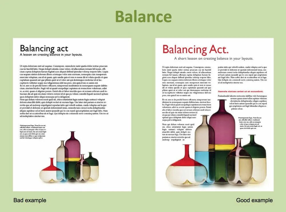 Bad examples. Баланс в дизайне. bad design examples. design principles. principles for good layout design.