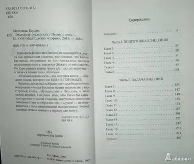 Содержание реальность