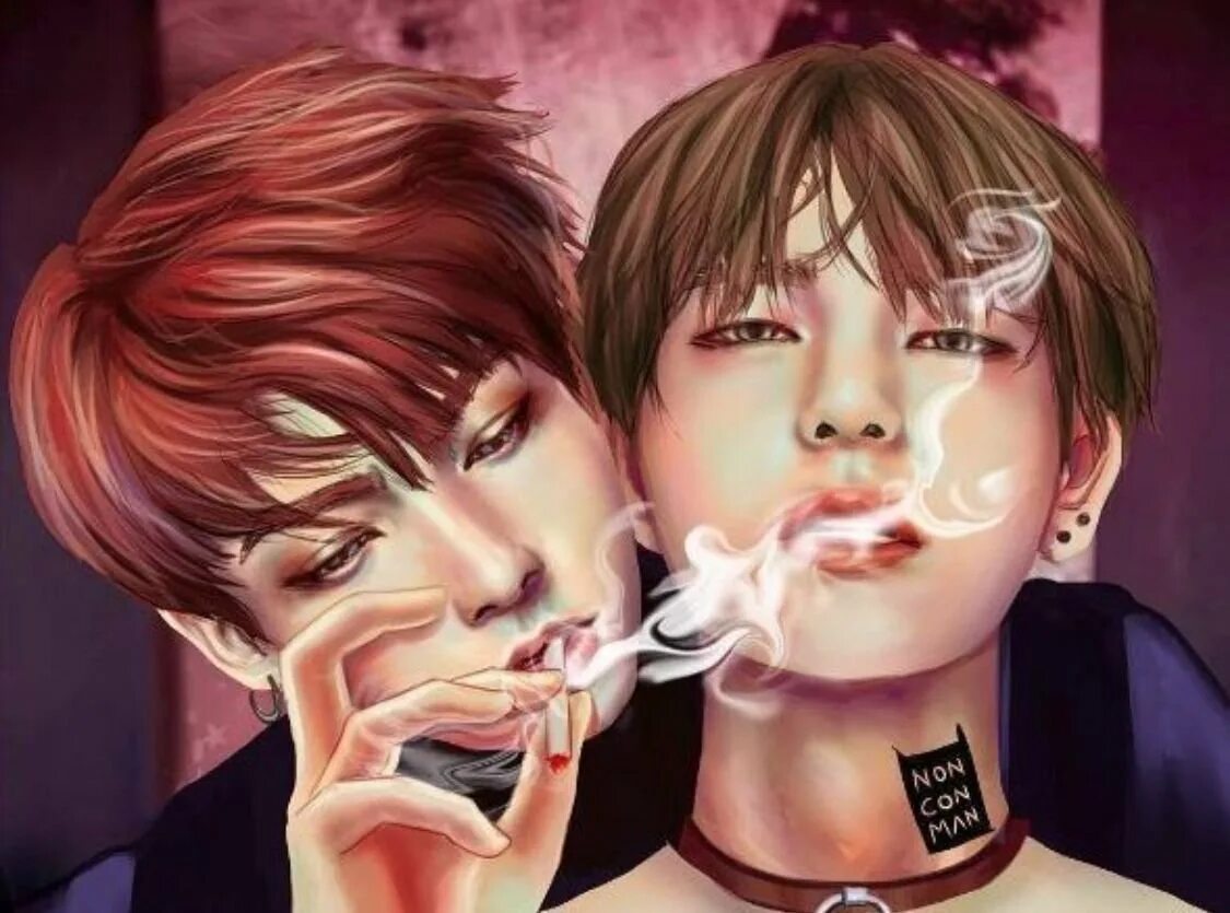 Вигуки БТС арт. БТС Чонгук и Тэхен арт 18. БТС xxerru Vkook. BTS Vkook Art. Фикбук вигуки satisfaction